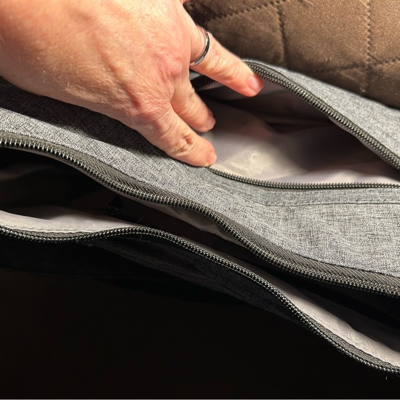 EUC LUG Camper Crossbody Bag in Grey with RFID protection, and water repellent - Picture 5 of 6